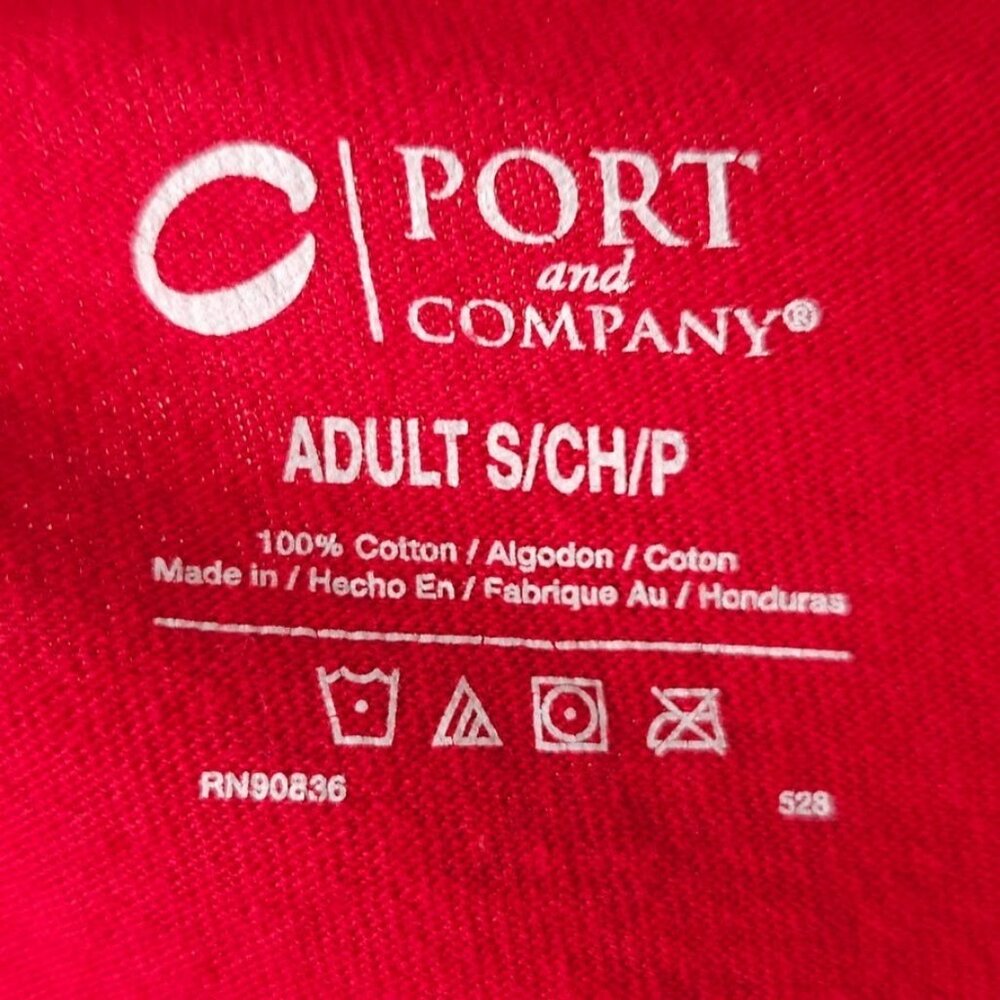 Reading T Shirt Mens Size Small Red Read Explore Discover Space Exploration - Picture 5 of 6